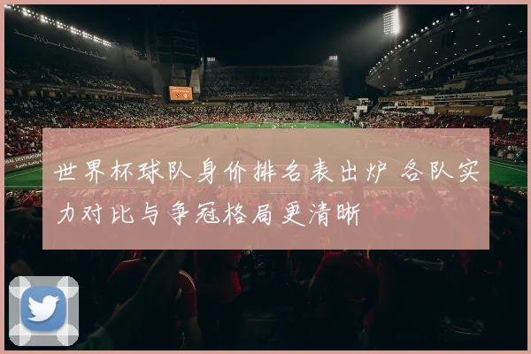 世界杯球队身价排名表出炉 各队实力对比与争冠格局更清晰
